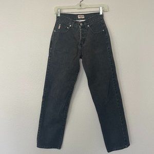 VINTAGE FADED BLACK GUESS JEANS
